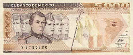 Meksyk - MexicoP88-5000Pesos-1985-donated_f.jpg