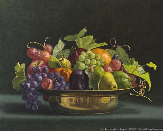 Martwa natura w malarstwie - Surprenant-Fruit_Bowl_with_Grape_Leaves1.jpg