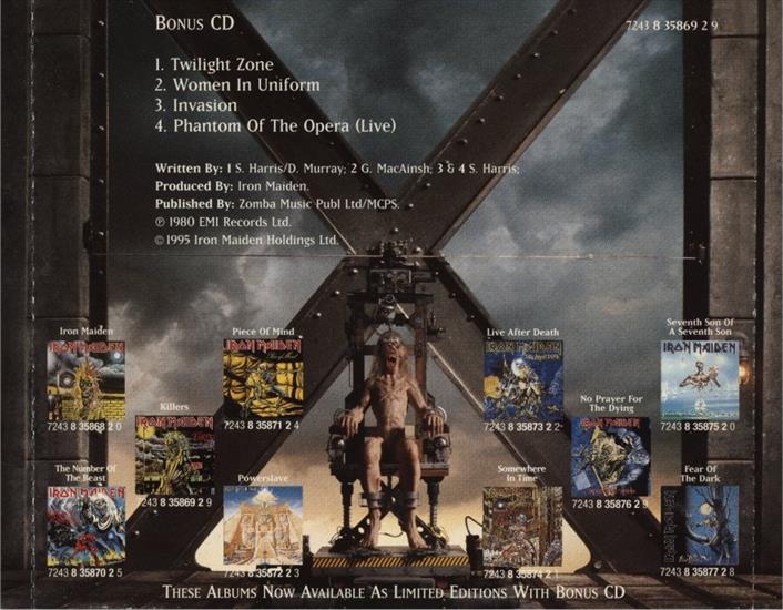 IRON MAIDEN - 1981 - Killers Bonus Disc - 1981-IronMaiden-Killers-BonusCD-Inlay.JPG