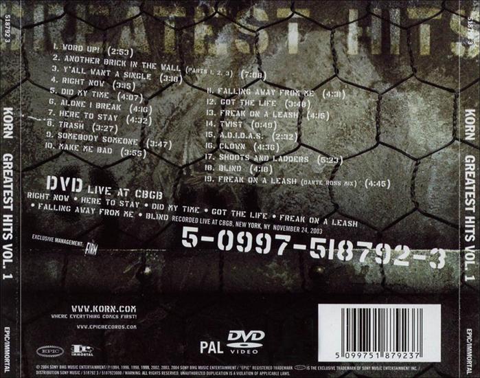 Cover - Korn - Greatest Hits Vol.1 - Back2.jpg